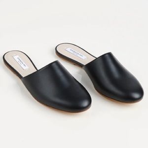 Emerson Fry Black Leather Mules Sz37